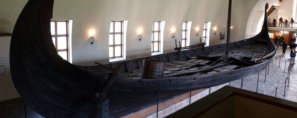 oseberg ship in full length